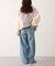 【etsinta】ファー切替ショートスタンドジャケット