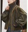 【etsinta】ファー切替ショートスタンドジャケット