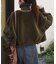 【etsinta】ファー切替ショートスタンドジャケット