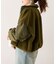 【etsinta】ファー切替ショートスタンドジャケット
