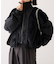 【etsinta】ファー切替ショートスタンドジャケット/WEB限定カラーあり