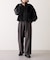 【etsinta】ファー切替ショートスタンドジャケット/WEB限定カラーあり