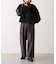 【etsinta】ファー切替ショートスタンドジャケット/WEB限定カラーあり