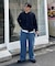 ウォッシュドベイカーワイドデニムパンツ/セットアップアイテムあり