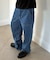 ウォッシュドベイカーワイドデニムパンツ/セットアップアイテムあり
