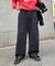 ウォッシュドベイカーワイドデニムパンツ/セットアップアイテムあり