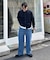 ウォッシュドベイカーワイドデニムパンツ/セットアップアイテムあり
