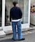 ウォッシュドベイカーワイドデニムパンツ/セットアップアイテムあり