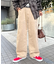 ウォッシュドベイカーワイドデニムパンツ/セットアップアイテムあり