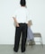 ウォッシュドベイカーワイドデニムパンツ/セットアップアイテムあり