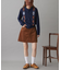 GEVACOコーデュロイミニスカート