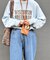 【UNISEX】NEWアシッドウォッシュ加工/裏毛ロゴスウェット