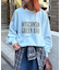【UNISEX】NEWアシッドウォッシュ加工/裏毛ロゴスウェット