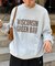 【UNISEX】NEWアシッドウォッシュ加工/裏毛ロゴスウェット