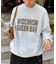 【UNISEX】NEWアシッドウォッシュ加工/裏毛ロゴスウェット
