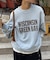【UNISEX】NEWアシッドウォッシュ加工/裏毛ロゴスウェット