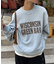 【UNISEX】NEWアシッドウォッシュ加工/裏毛ロゴスウェット