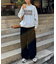 【UNISEX】NEWアシッドウォッシュ加工/裏毛ロゴスウェット