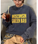 【UNISEX】NEWアシッドウォッシュ加工/裏毛ロゴスウェット