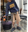 【UNISEX】NEWアシッドウォッシュ加工/裏毛ロゴスウェット