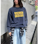 【UNISEX】NEWアシッドウォッシュ加工/裏毛ロゴスウェット