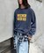【UNISEX】NEWアシッドウォッシュ加工/裏毛ロゴスウェット