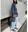 【UNISEX】NEWアシッドウォッシュ加工/裏毛ロゴスウェット