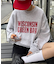 【UNISEX】NEWアシッドウォッシュ加工/裏毛ロゴスウェット