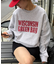 【UNISEX】NEWアシッドウォッシュ加工/裏毛ロゴスウェット