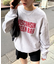 【UNISEX】NEWアシッドウォッシュ加工/裏毛ロゴスウェット