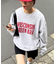 【UNISEX】NEWアシッドウォッシュ加工/裏毛ロゴスウェット