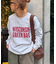 【UNISEX】NEWアシッドウォッシュ加工/裏毛ロゴスウェット