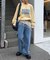 【UNISEX】NEWアシッドウォッシュ加工/裏毛ロゴスウェット