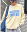【UNISEX】NEWアシッドウォッシュ加工/裏毛ロゴスウェット