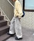【UNISEX】NEWアシッドウォッシュ加工/裏毛ロゴスウェット