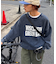 【UNISEX】NEWアシッドウォッシュ加工/裏毛ロゴスウェット