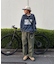【UNISEX】NEWアシッドウォッシュ加工/裏毛ロゴスウェット