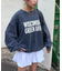 【UNISEX】NEWアシッドウォッシュ加工/裏毛ロゴスウェット