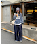 【UNISEX】NEWアシッドウォッシュ加工/裏毛ロゴスウェット