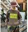 【UNISEX】NEWアシッドウォッシュ加工/裏毛ロゴスウェット