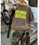 【UNISEX】NEWアシッドウォッシュ加工/裏毛ロゴスウェット