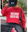 【UNISEX】NEWアシッドウォッシュ加工/裏毛ロゴスウェット