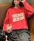 【UNISEX】NEWアシッドウォッシュ加工/裏毛ロゴスウェット
