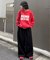 【UNISEX】NEWアシッドウォッシュ加工/裏毛ロゴスウェット