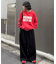 【UNISEX】NEWアシッドウォッシュ加工/裏毛ロゴスウェット