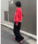 【UNISEX】NEWアシッドウォッシュ加工/裏毛ロゴスウェット