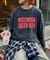 【UNISEX】NEWアシッドウォッシュ加工/裏毛ロゴスウェット