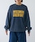 【UNISEX】NEWアシッドウォッシュ加工/裏毛ロゴスウェット