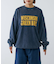 【UNISEX】NEWアシッドウォッシュ加工/裏毛ロゴスウェット