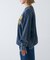 【UNISEX】NEWアシッドウォッシュ加工/裏毛ロゴスウェット